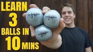 HOW TO JUGGLE 3 BALLS  Tutorial