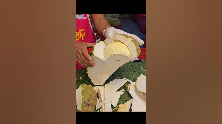 Giant Durian Fruits Cutting Skills - Thai Street Food #shorts - DayDayNews