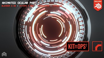 Animated Ocular Insert for KitOps Pro 2 using HardOps & Boxcutter in #b3d | Tutorial