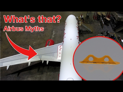 MYSTERIOUS OBJECTS on AIRBUS A320 explained by 