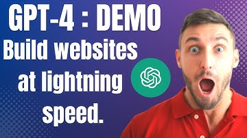 GPT 4 Build websites at lightning speed . #gpt4 #gpt #chatgpt #openai
