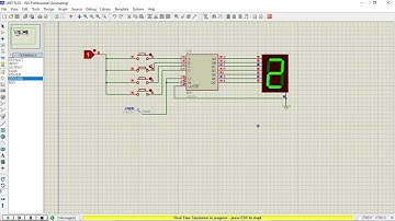 Konversi Bilangan BCD dengan 7Segment (Proteus 7)