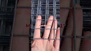 Hot Dipped Galvanized Welded Wire Mesh Panels, Mesh Size 1″×1″, Galvanized Before Welding