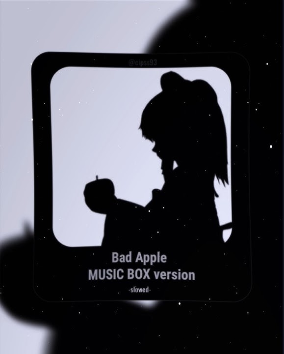 Bad Apple - Music Box version (slowed) #music