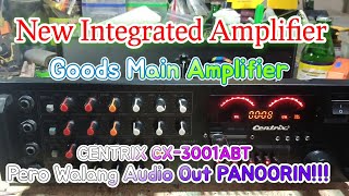 New Integrated Amplifier CX3001ABT Good Main Amp Pero Walang Audio Output #share #repair #amplifier