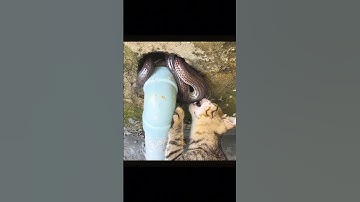 Rắn bò vào nhà theo đường ống nước