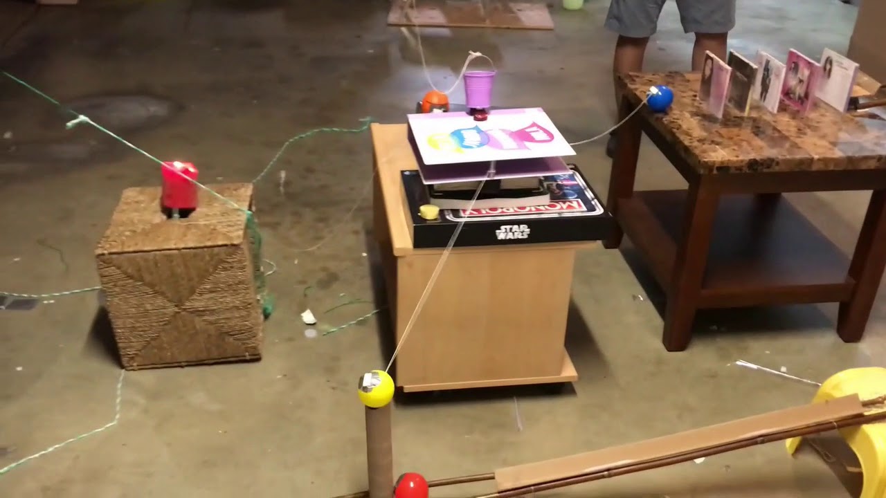 Rube Goldberg 20 easy steps made by home stuff YouTube Rube Goldberg 20 easy steps made by home stuff YouTube