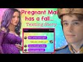 Pregnant Mal has a fall, Descendants Texting Story ✨ Trio of Stars