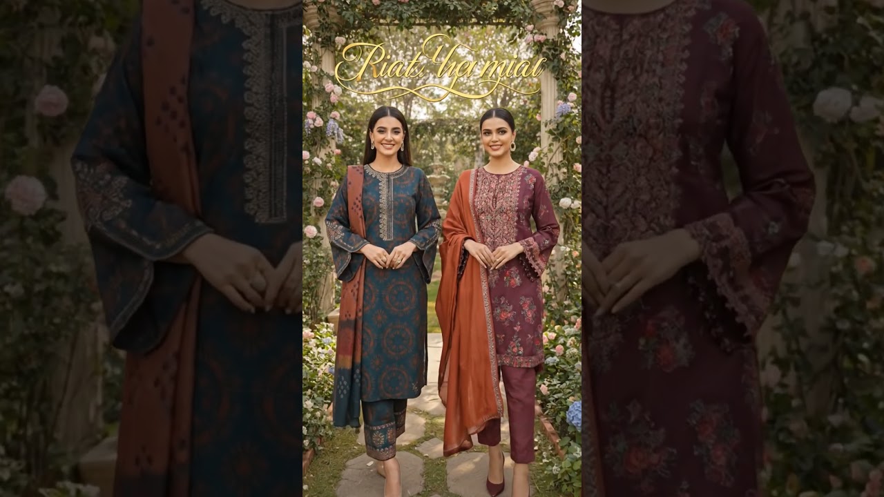 At Saqafat Gulf Cliff Shop / Eid Luxury Lawn Dress Design 2026 