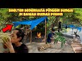 MEMBANGUN SHELTER DARURAT PINGGIR SUNGAI &amp; MEJA BAMBU UNTUK JADI MARKAS BARU