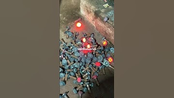 Hot Forgings ⚙️ #bolt #tools #fastener #automobile #fasteners #machine
