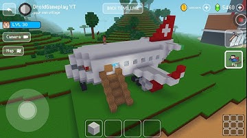 Private Plane - Block Craft 3d: Building Game