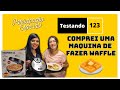 Como fazer waffle em casa  marcelle 123