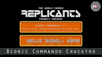 Bionic Commando Cracktro by The Replicants, 1988 | Atari ST