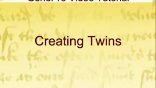 Creating Twins in genograms using GenoPro