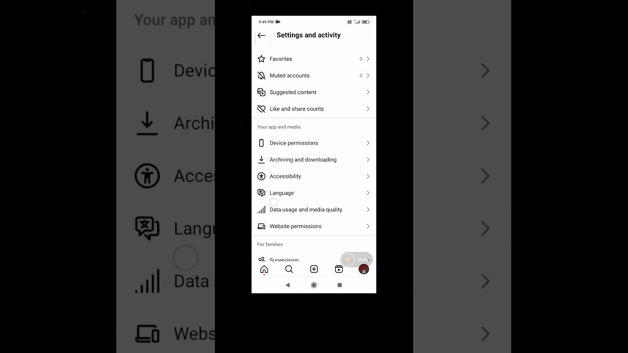 Clear Browsing Data In Instagram Settings Easy Tricks