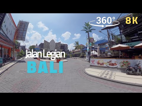 (360˚ VR 8K) Legian, Bali during COVID19 | VR travel TV |
