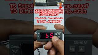 DEI-107F EASY PROGRAM FROM FREEZER TO CHILLER SETTINGS