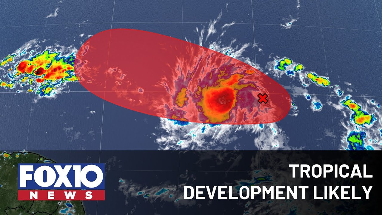 Tropical depression or storm likely to develop in the Atlantic later ...