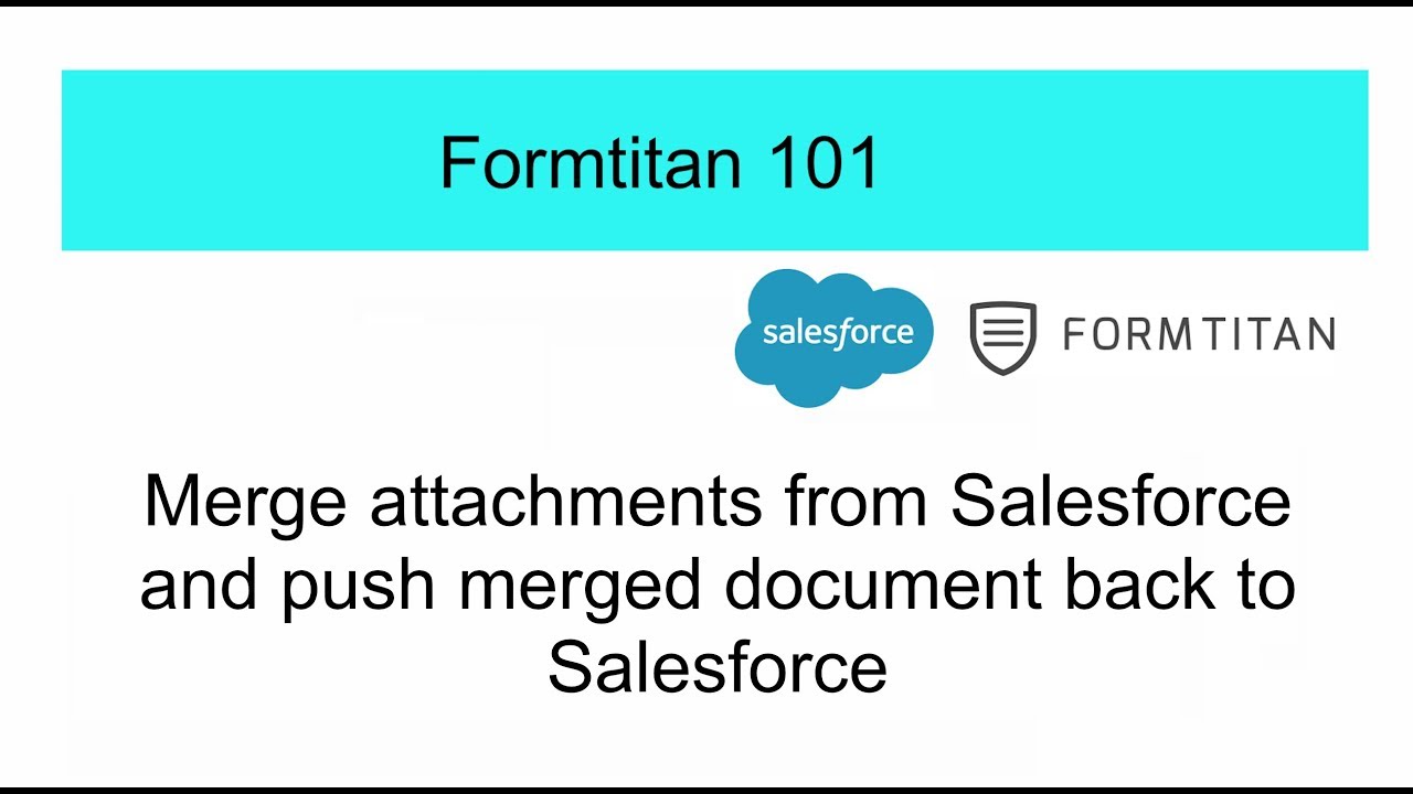 Merge attachments from Salesforce and push to attachments in SF - YouTube