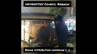 #StateYouthParliament | SYP Uni Council Karachi | Badges Distribution Activity |