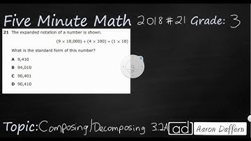 3rd Grade STAAR Practice Composing/Decomposing (3.2A - #4)