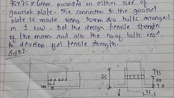 Type 4: Design tensile strength & bolt | Chapter 3:Design of tension member | BCE| Civil Calculation