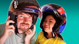 BUYING SAFETY GEAR FOR MOTORCYCLE | LIFE IN THE PHILIPPINES | ISLAND LIFE