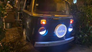 Beach Barbecue Baywindow Bus