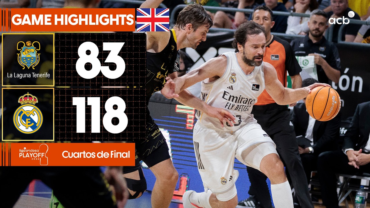 La Laguna Tenerife elimina al Real Madrid y accede a las semifinales de la Liga Endesa