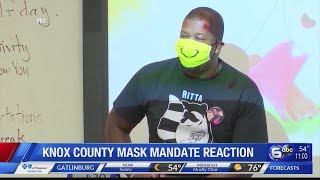 Knox County mask mandate reaction
