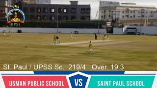 Usman Public School System VS Saint Paul School