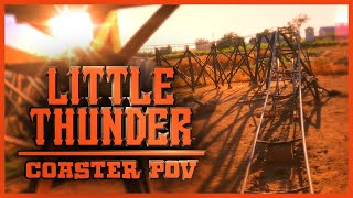 Backyard Coaster POV | LITTLE THUNDER