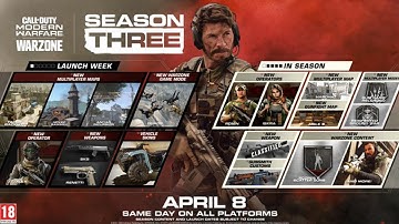 Modern Warfare SEASON 3 ROADMAP GAMEPLAY TRAILER! MW3 HARDHAT RETURNS! NEW MAPS, WEAPONS, WARZONE!