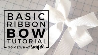 How To Make A Boutique Style Hair Bow For Girls EASY Tutorial