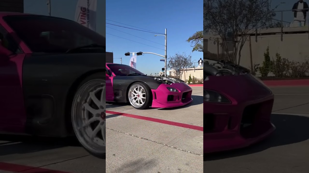 Craziest Turbo Mazda RX7 Exhaust with 2 Step 