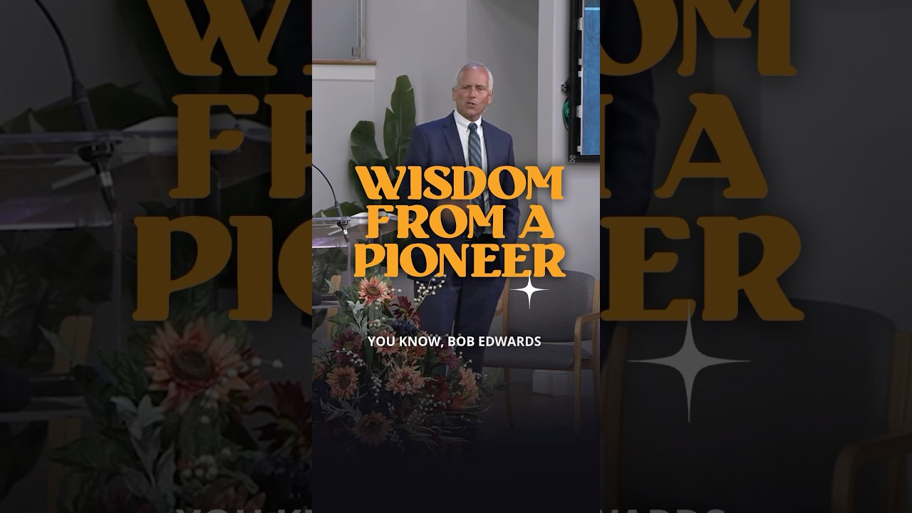 Wisdom From A Godly Pioneer | Pr. Ron Kelly 