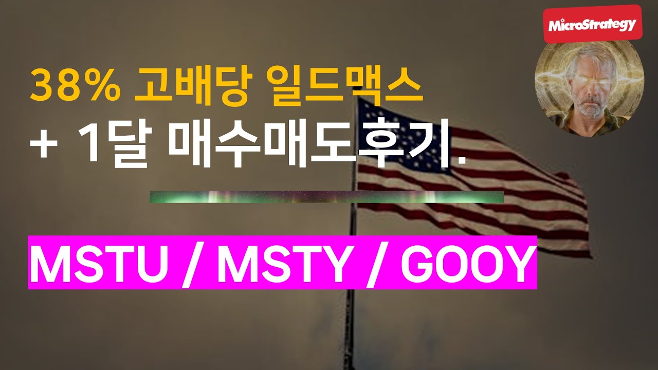 MSTU, MSTY 일드맥스) 1달 44% 수익낼 수있던 이유 - YouTube