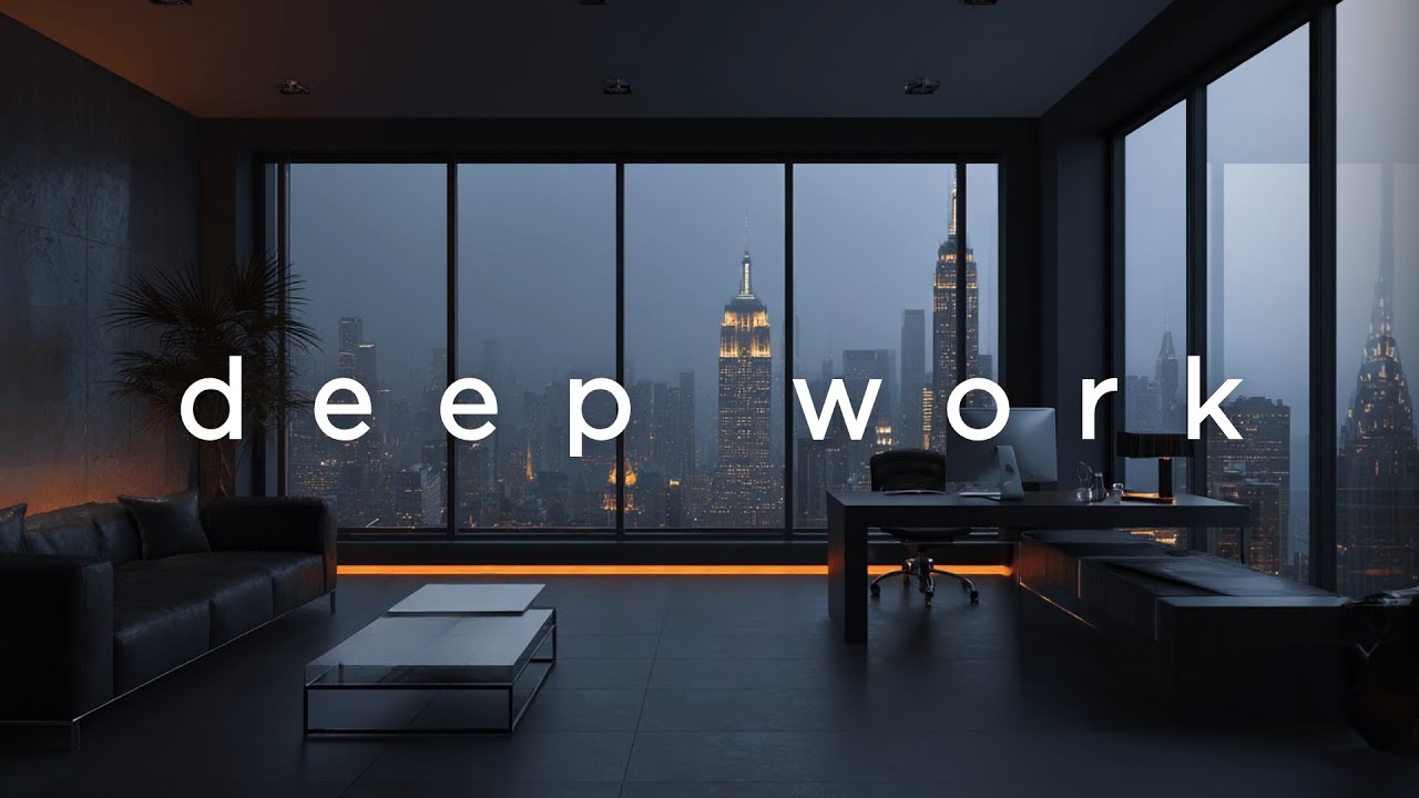 Deep Work • Chillstep Focus Mix to Escape the Noise & Get Things Done