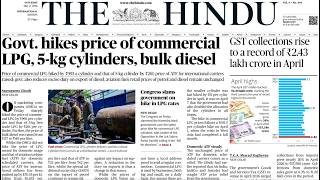 Daily Current Affairs - 2 May 2026 | The Hindu News Paper | Prelim Booster by Rishav Sharma Sir