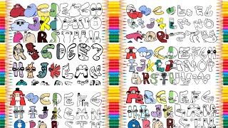 Alphabet lore but they Coloring pages Compilation / Raven & Kreyn - So Happy [NCS]