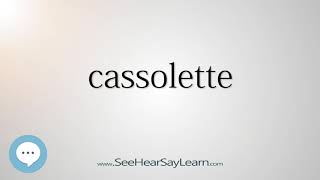 Cassolette