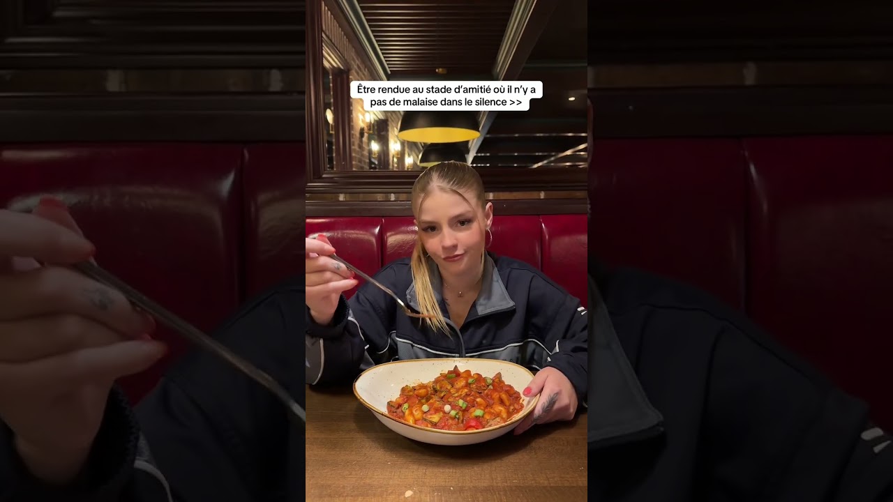 Ce n’est pas un silence malaisant, c’est un silence confortable😂 