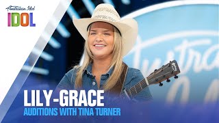 Horse-Riding Teen Country Singer Lily-Grace Auditions With A Tina Turner Classic | Australian Idol