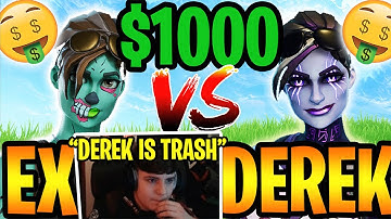 CLIX + FAZE SWAY REACT TO *$1000* EX VS DEREK INSANE WAGER