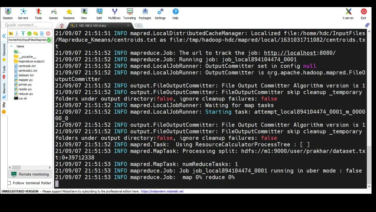 KMeans clustering using map reduce using python - YouTube