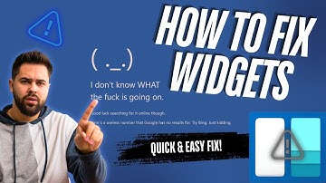 How to Fix Windows 11 Widgets Not Working  (100% Working) – 2025 Guide