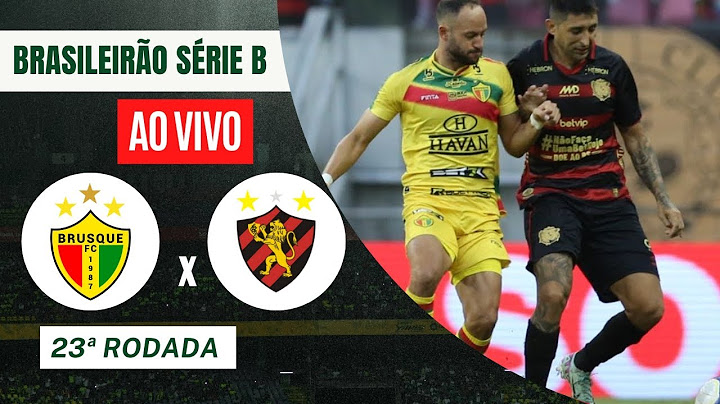 BRUSQUE X SPORT - SÉRIE B 2024 - AO VIVO