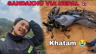 ADVENTURE GONE WRONG IN SANDAKHU || HIMALAYAN 450 BREAK LIVER BREAKDOWN 😭