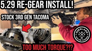 Toyota Master Tech Installs 5.29 ReGear! 3rd Gen Tacoma  ECGS 3rd Members! Game CHANGER!!!